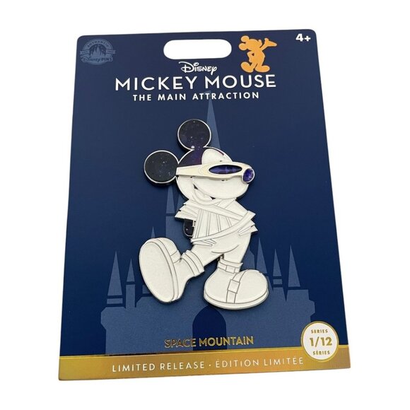 Disney Mickey Mouse Main Attraction Space Mountain Limited Release Pin - Picture 1 of 8